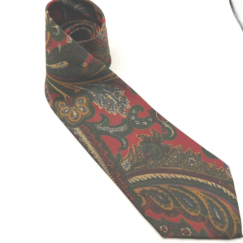 XMI For Harolds Necktie Hand Made 100% Silk Men's Tie Made In USA - Picture 4 of 5